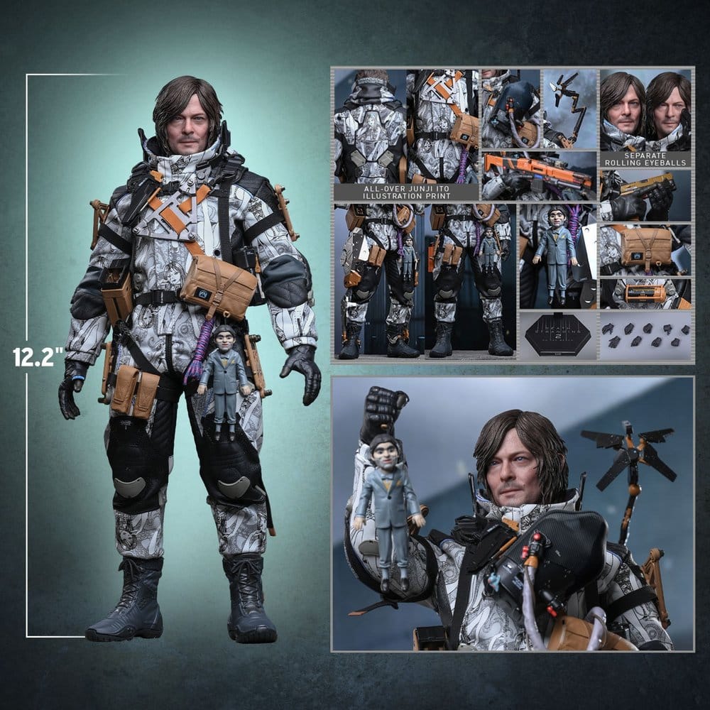 Death Stranding Action Figure 1/6 Sam Porter Bridges (Junji Ito Suit) heo exclusive 31 cm