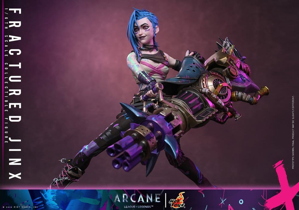 Arcane Action Figure 1/6 Fractured Jinx 28 cm