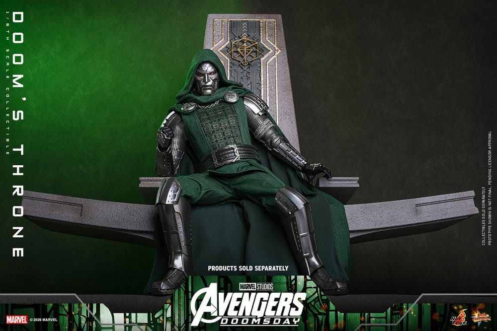 Avengers: Doomsday Movie Masterpiece Action Figure Accessory 1/6 Doom's Throne 33 cm