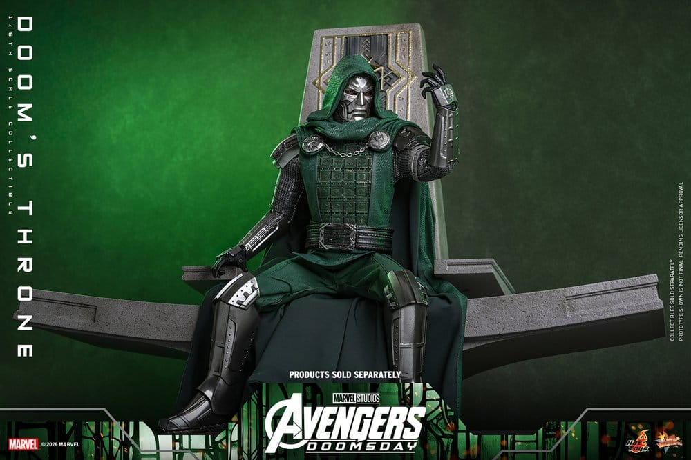 Avengers: Doomsday Movie Masterpiece Action Figure Accessory 1/6 Doom's Throne 33 cm