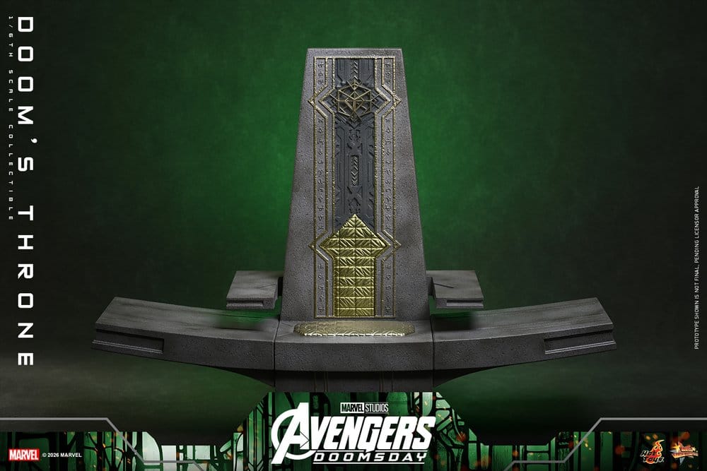 Avengers: Doomsday Movie Masterpiece Action Figure Accessory 1/6 Doom's Throne 33 cm