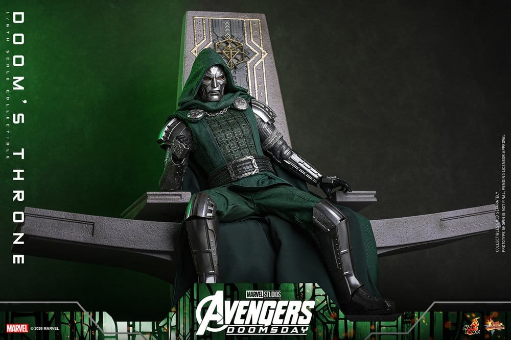Avengers: Doomsday Movie Masterpiece Action Figure Accessory 1/6 Doom's Throne 33 cm