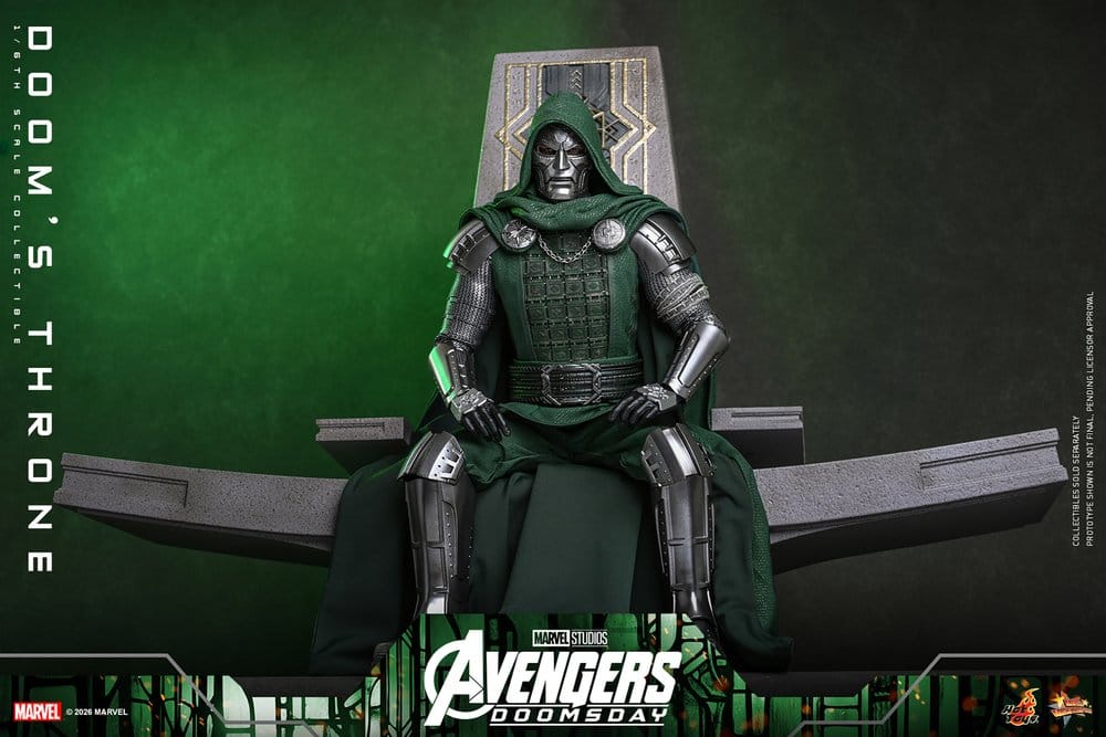 Avengers: Doomsday Movie Masterpiece Action Figure Accessory 1/6 Doom's Throne 33 cm