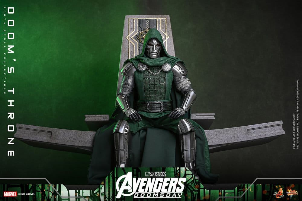Avengers: Doomsday Movie Masterpiece Action Figure Accessory 1/6 Doom's Throne 33 cm