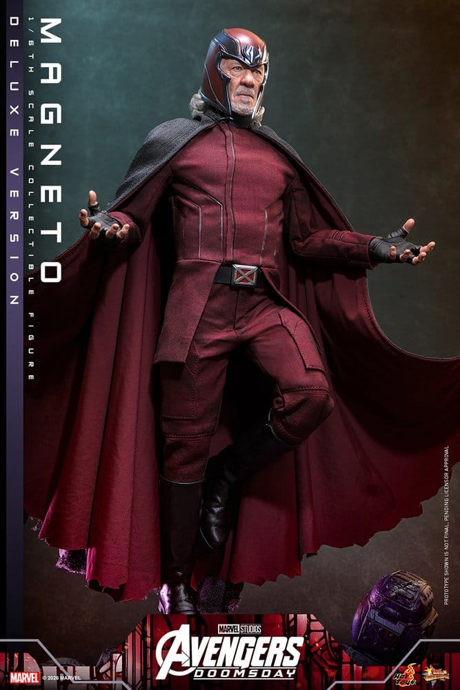 Avengers: Doomsday Movie Masterpiece Action Figure 1/6 Magneto (Deluxe Version) 30 cm