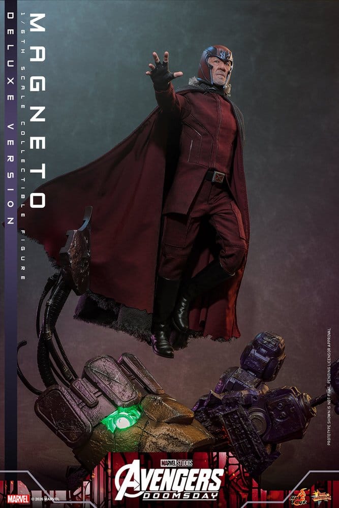 Avengers: Doomsday Movie Masterpiece Action Figure 1/6 Magneto (Deluxe Version) 30 cm
