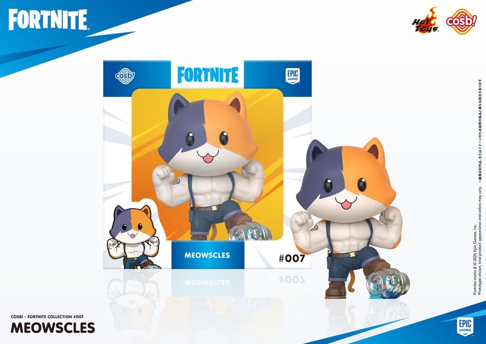 Fortnite Cosbi Mini Figure Meowscles 8 cm