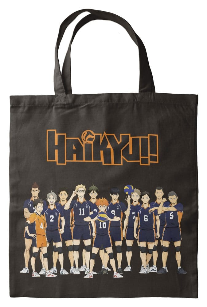 Tote Bag Haikyu Black 40 x 35 cm