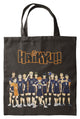 Tote Bag Haikyu Black 40 x 35 cm