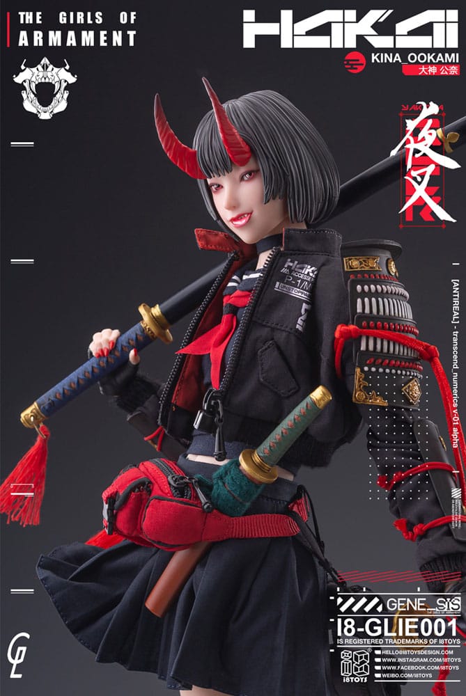 Original Character i8Toys x Gharliera Action Figure 1/6 The Girls of Armament Kina Ookami 28 cm