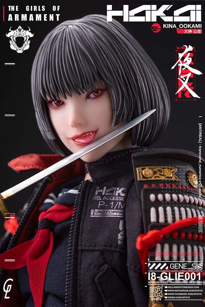 Original Character i8Toys x Gharliera Action Figure 1/6 The Girls of Armament Kina Ookami 28 cm