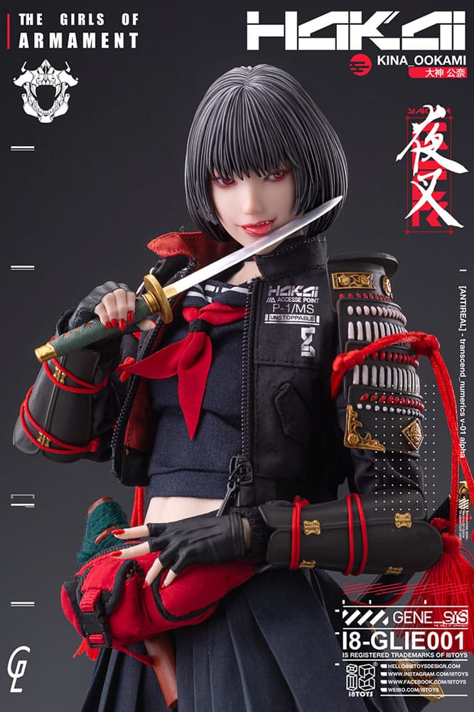 Original Character i8Toys x Gharliera Action Figure 1/6 The Girls of Armament Kina Ookami 28 cm