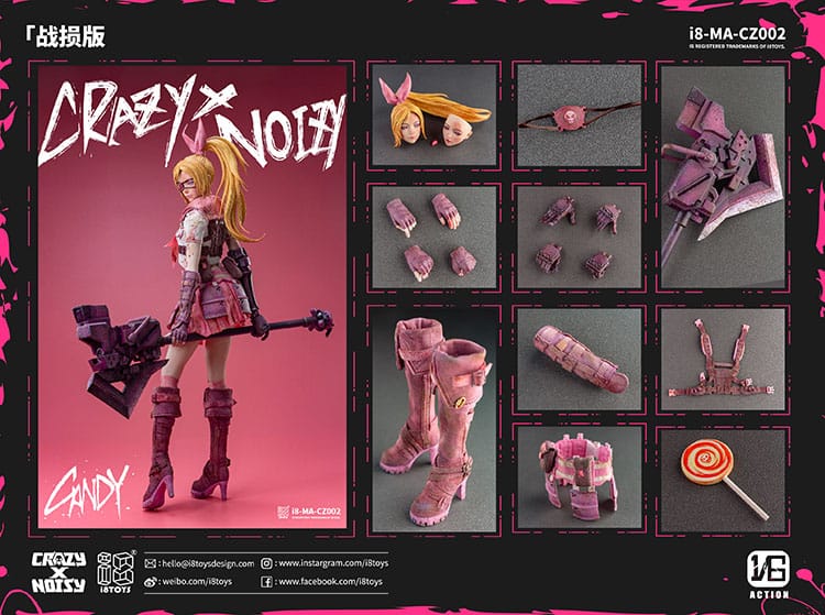 Mentality Agency Serie Action Figure 1/6 Candy Battle Damaged Ver. 28 cm