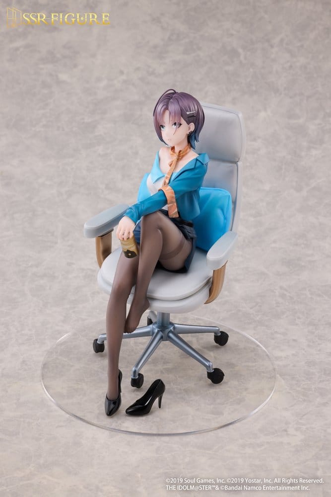 Idolmaster Shiny Colors x Mahjong Soul SSR PVC Statue 1/7 Asakura Tooru Leisurely Grace Ver. 21 cm