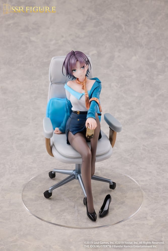 Idolmaster Shiny Colors x Mahjong Soul SSR PVC Statue 1/7 Asakura Tooru Leisurely Grace Ver. 21 cm