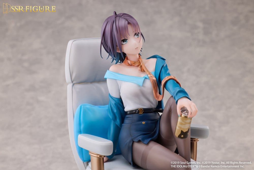 Idolmaster Shiny Colors x Mahjong Soul SSR PVC Statue 1/7 Asakura Tooru Leisurely Grace Ver. 21 cm