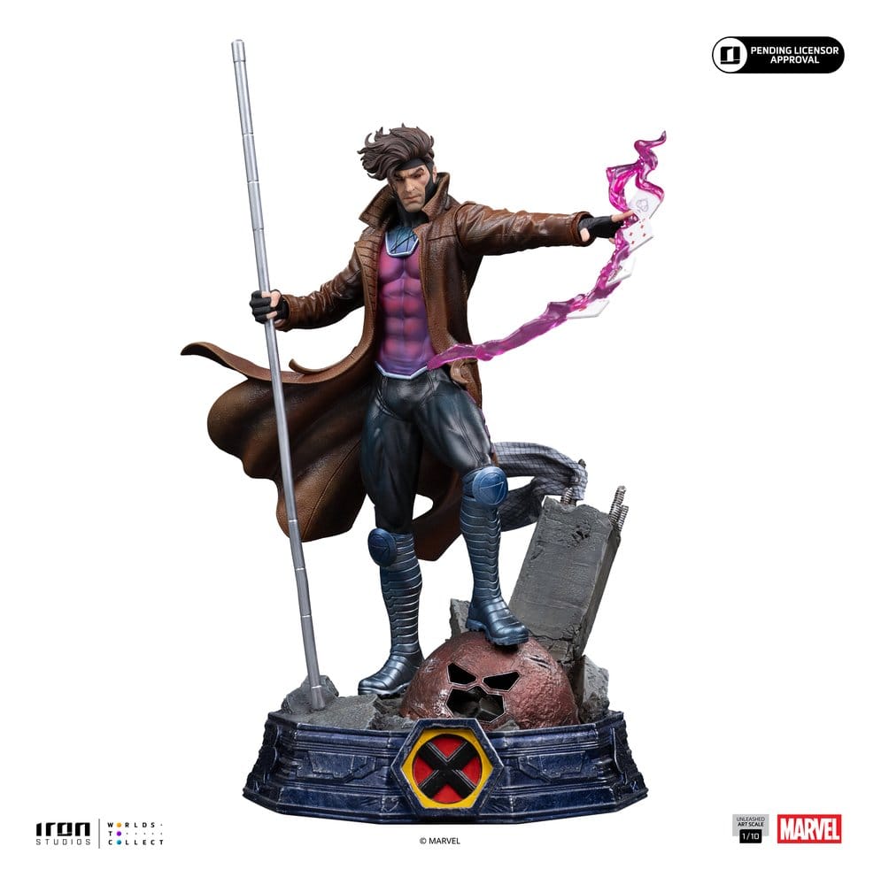 Marvel Gambit Unleashed Art Scale Statue 1/10 Gambit 28 cm