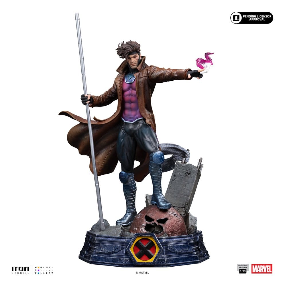 Marvel Gambit Unleashed Art Scale Statue 1/10 Gambit 28 cm