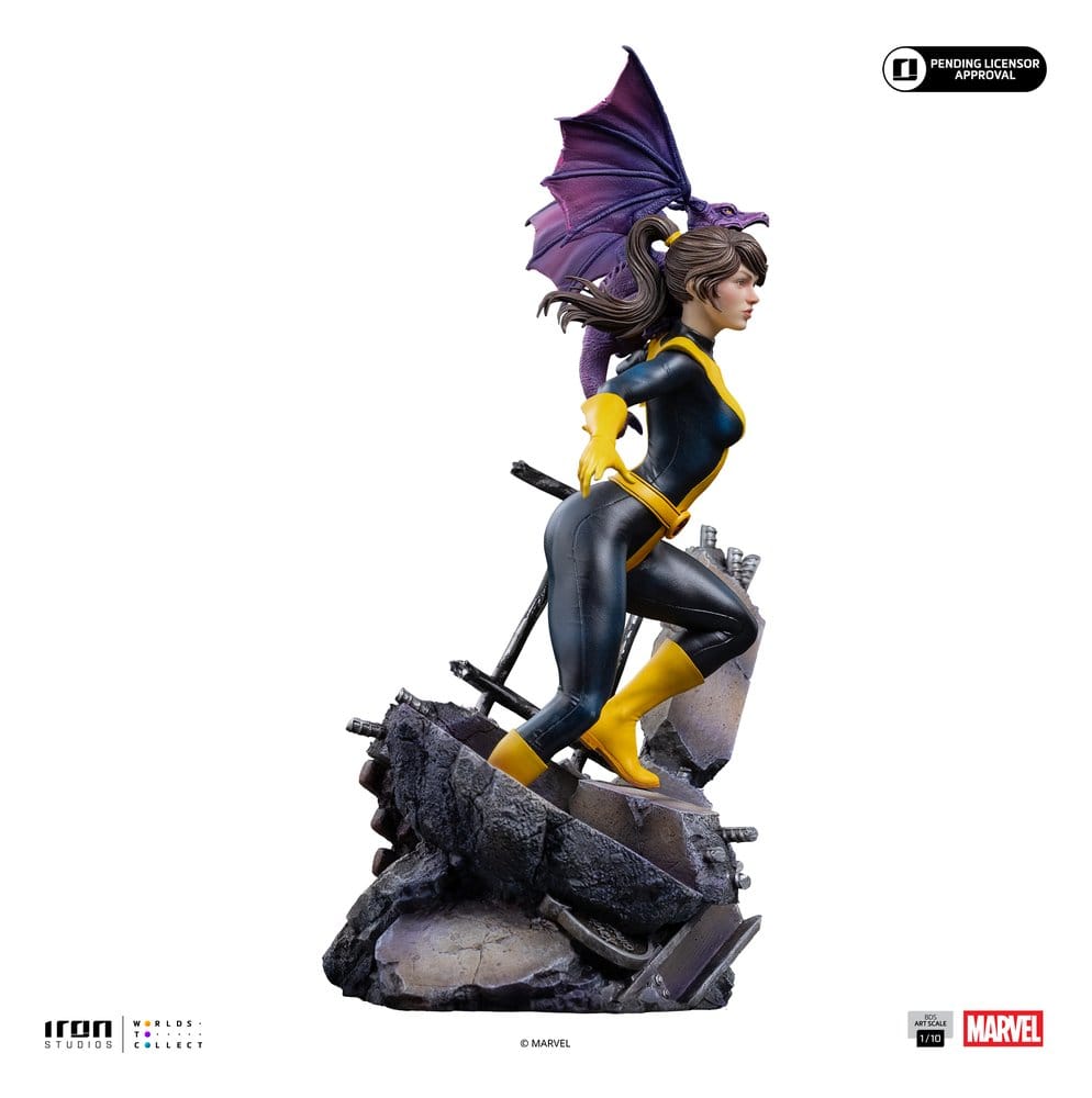 Marvel Kitty Pride & Lockheed X-Men Comics BDS Art Scale Statue 1/10 Kitty Pride & Lockheed 24 cm