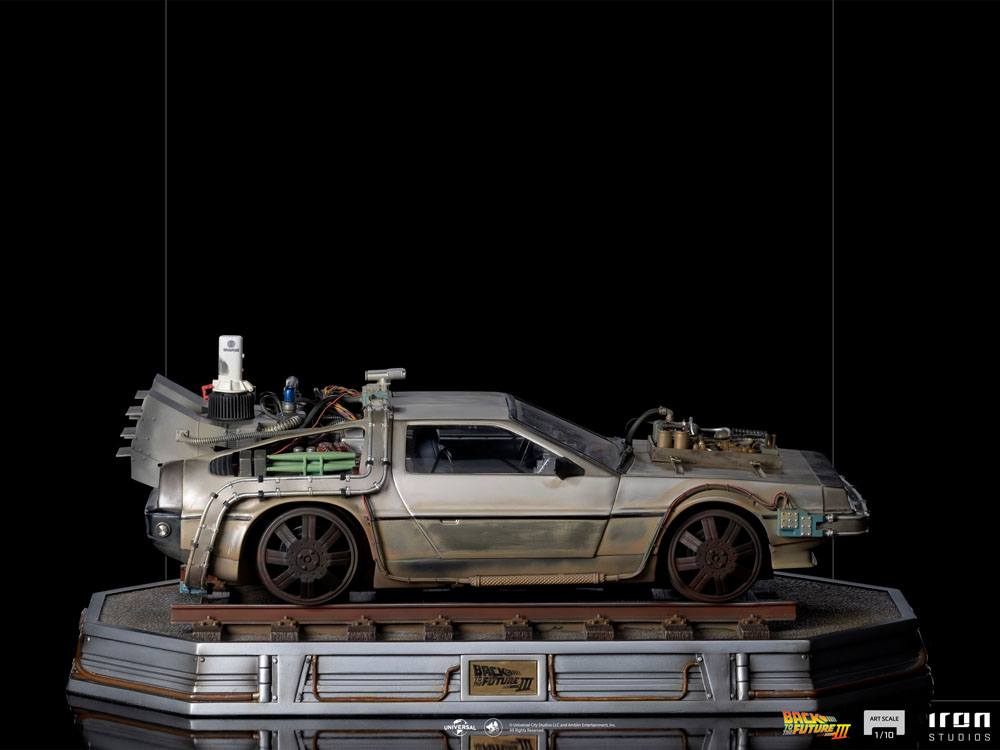 Back to the Future III Art Scale Statue 1/10 DeLorean 57 cm