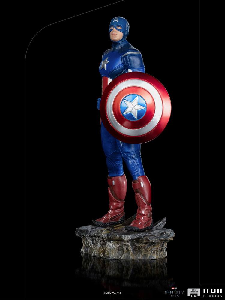 The Infinity Saga BDS Art Scale Statue 1/10 Captain America Battle of NY 23 cm