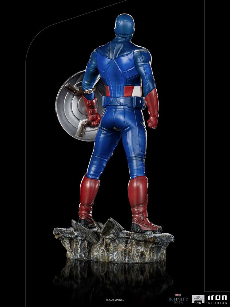 The Infinity Saga BDS Art Scale Statue 1/10 Captain America Battle of NY 23 cm