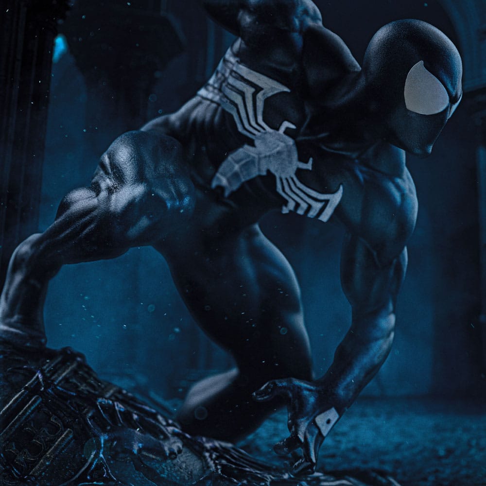 Marvel BDS Art Scale Statue 1/10 Spider-Man Black Costume 20 cm