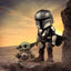 The Mandalorian & Grogu MiniCo Figure The Mandalorian and Grogu