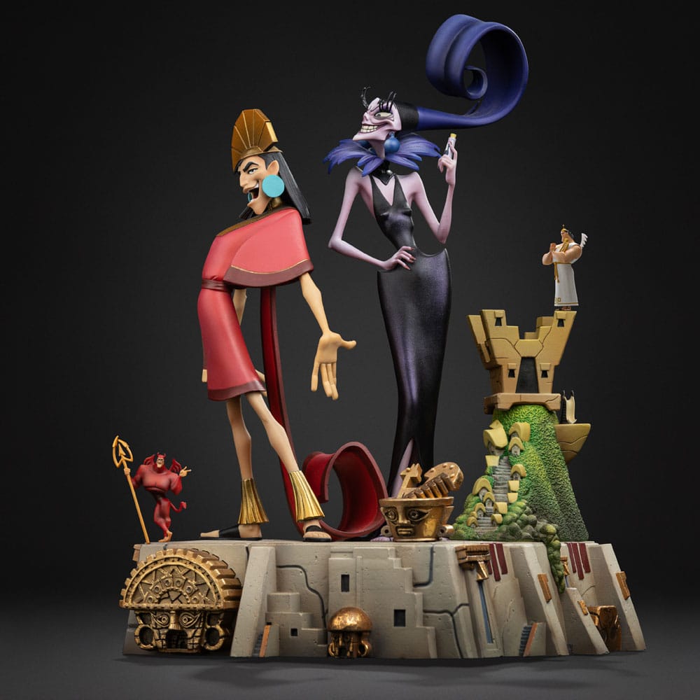 The Emperor's New Groove Deluxe Art Scale Statue 1/10 Kuzko &amp; Yzma 28 cm