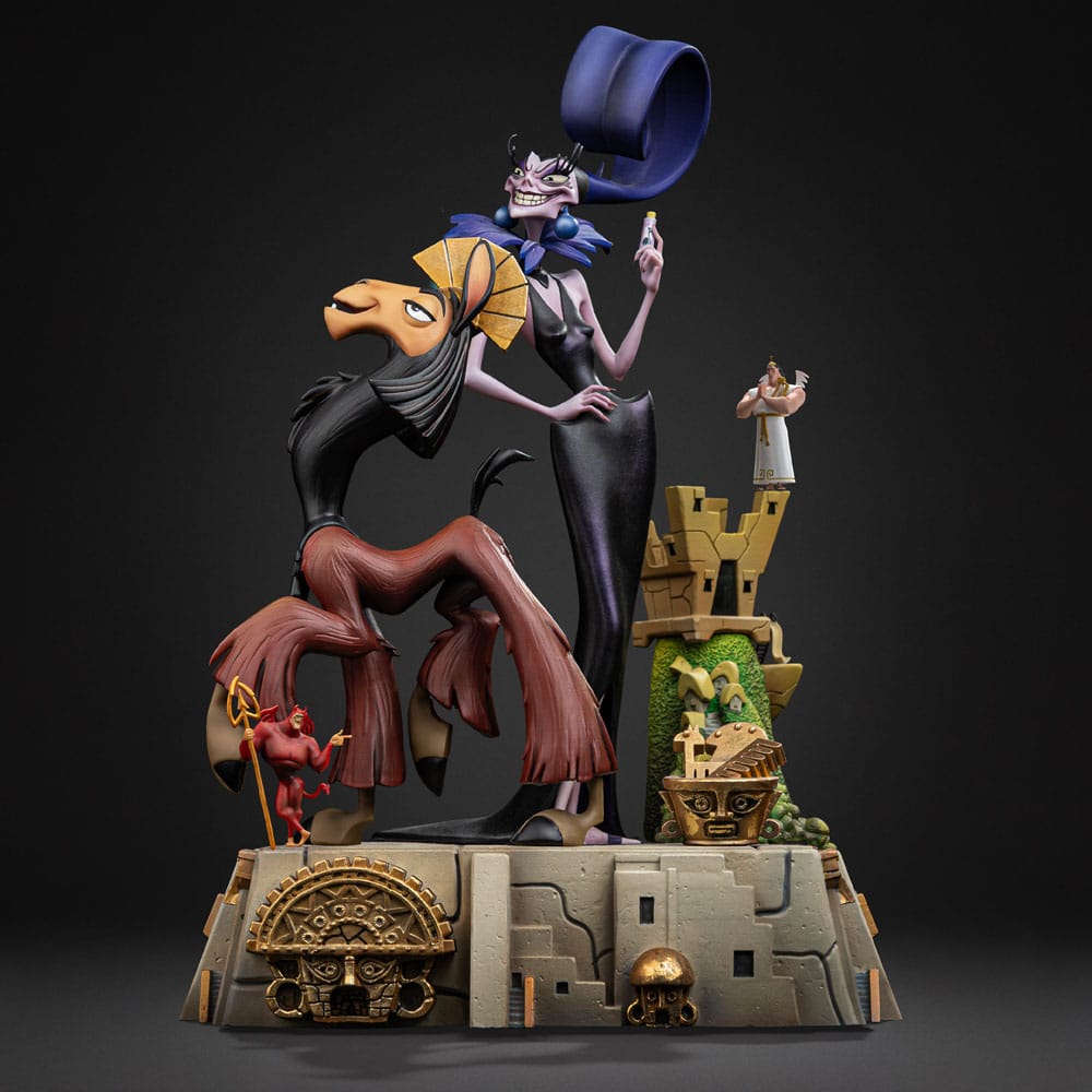 The Emperor's New Groove Deluxe Art Scale Statue 1/10 Kuzko &amp; Yzma 28 cm