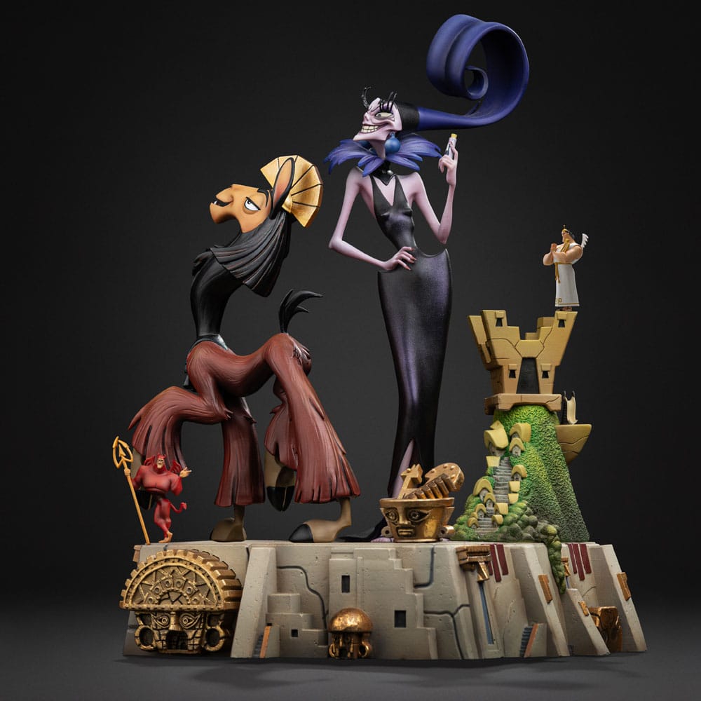The Emperor's New Groove Deluxe Art Scale Statue 1/10 Kuzko &amp; Yzma 28 cm