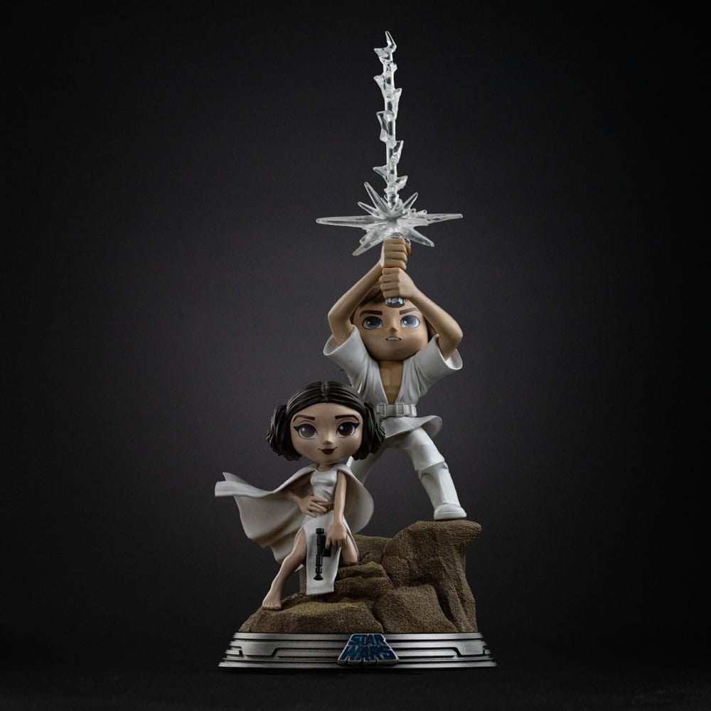 Star Wars Mini Co. PVC Figure Luke & Leia 30 cm