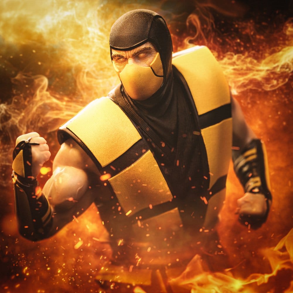 Mortal Kombat Art Scale Statue 1/10 Scorpion (Variant) heo exclusive 21 cm
