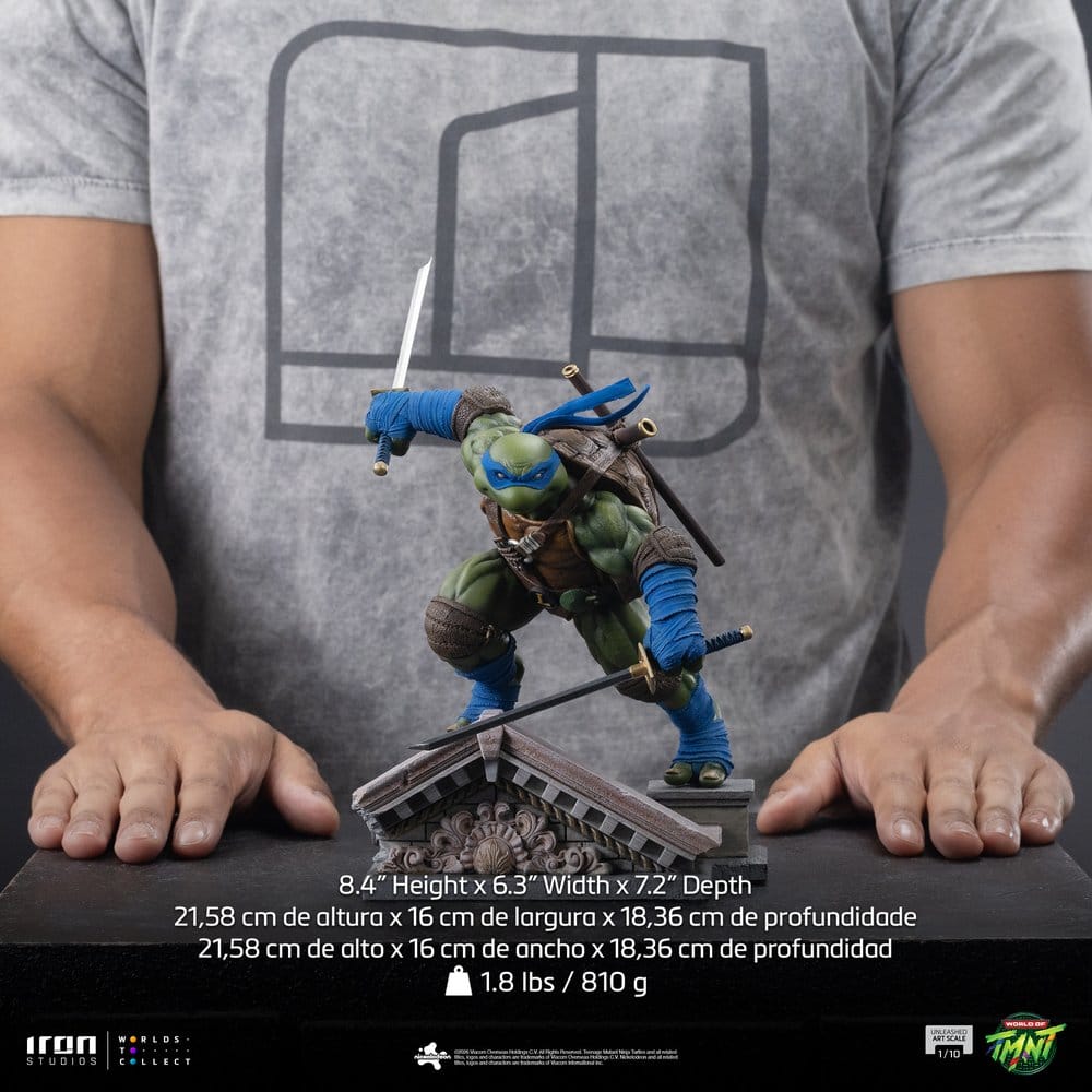 Teenage Mutant Ninja Turtles Art Scale Statue 1/10 Leonardo Unleashed 22 cm