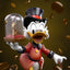 Duck Tales Art Scale Statue 1/10 Uncle Scrooge McDuck 17 cm