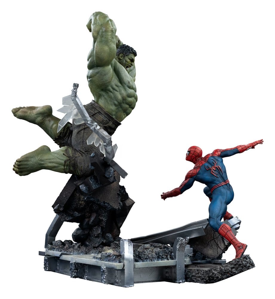 Marvel Comics Art Scale Statue 1/10 Spider-Man vs Hulk 38 cm