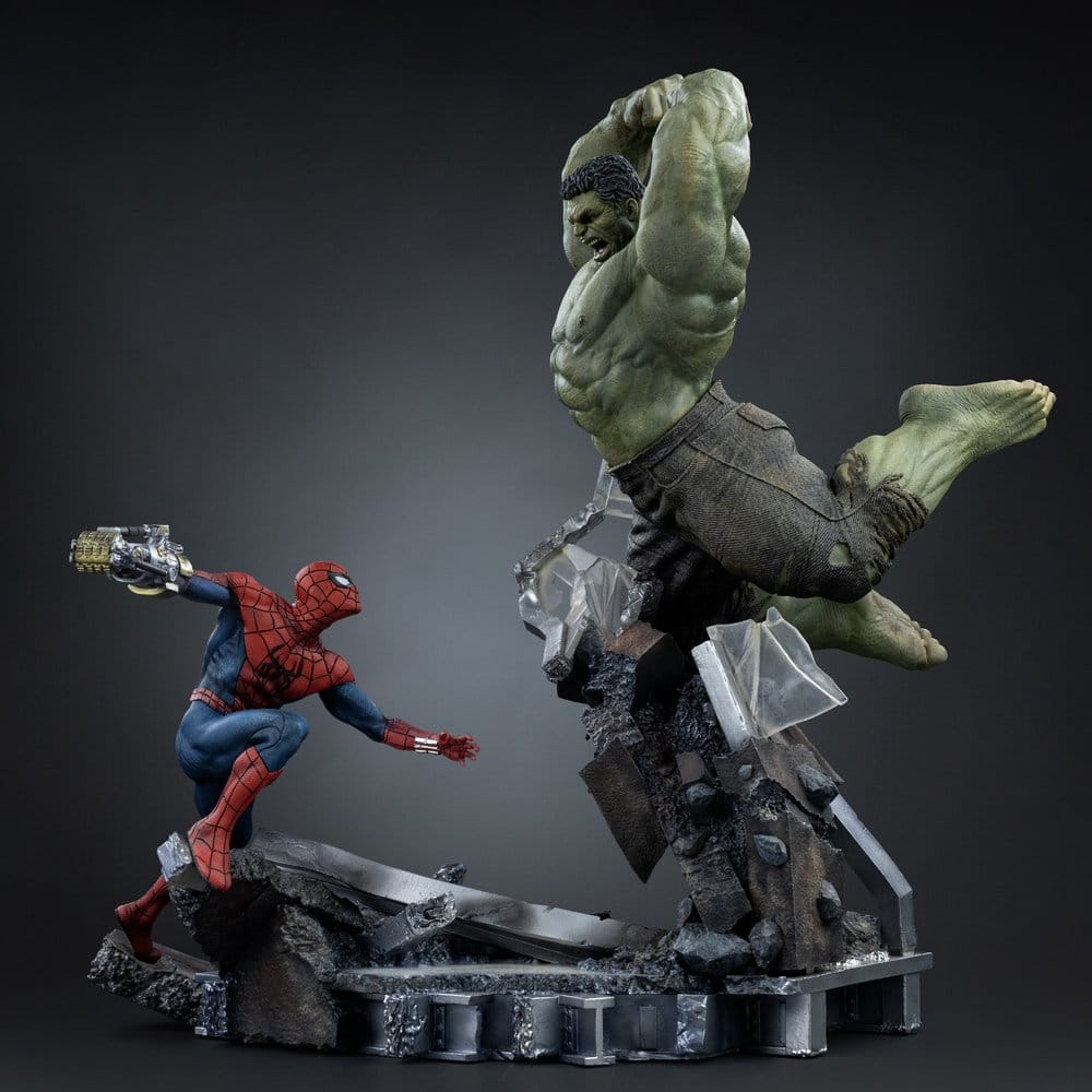 Marvel Comics Art Scale Statue 1/10 Spider-Man vs Hulk 38 cm