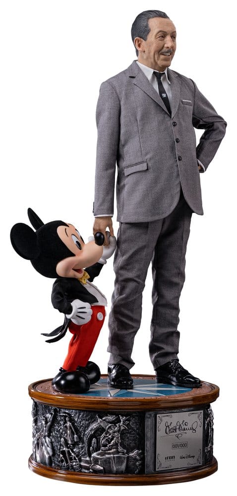 Disney Classics Legacy Replica Statue 1/4 Walt Disney & Mickey Mouse 59 cm