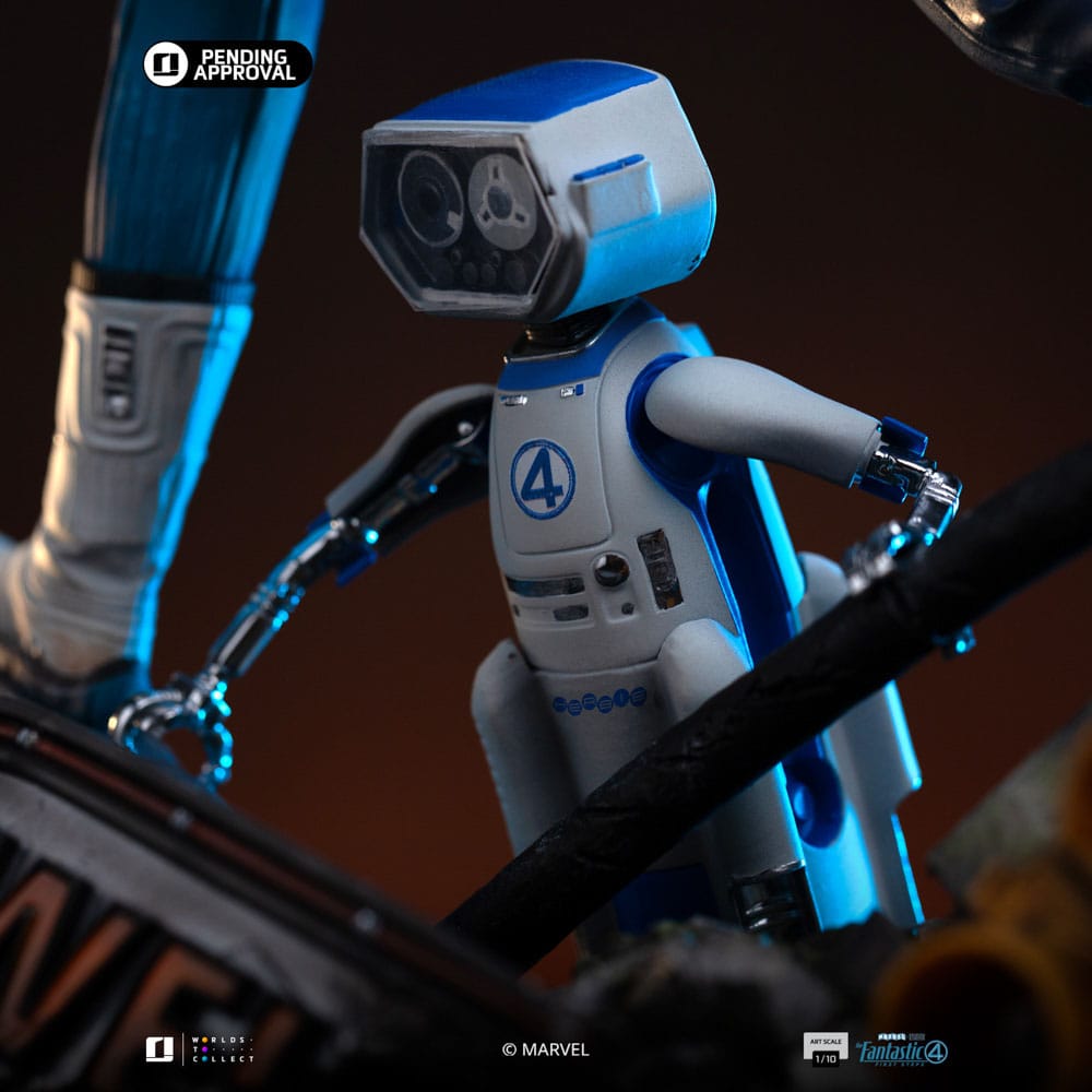 Fantastic Four Art Scale Statue 1/10 Mr. Fantastic and HERBIE 26 cm