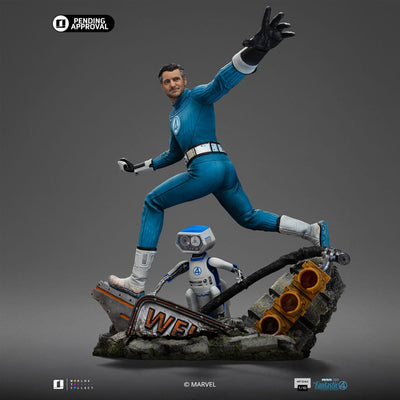 Fantastic Four Art Scale Statue 1/10 Mr. Fantastic and HERBIE 26 cm