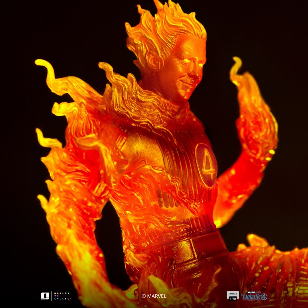 Fantastic Four Art Scale Statue 1/10 Human Torch 30 cm