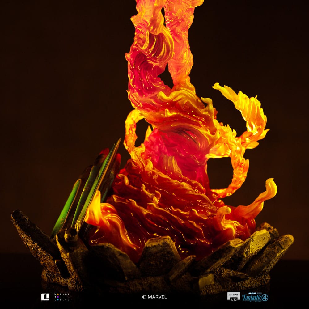 Fantastic Four Art Scale Statue 1/10 Human Torch 30 cm