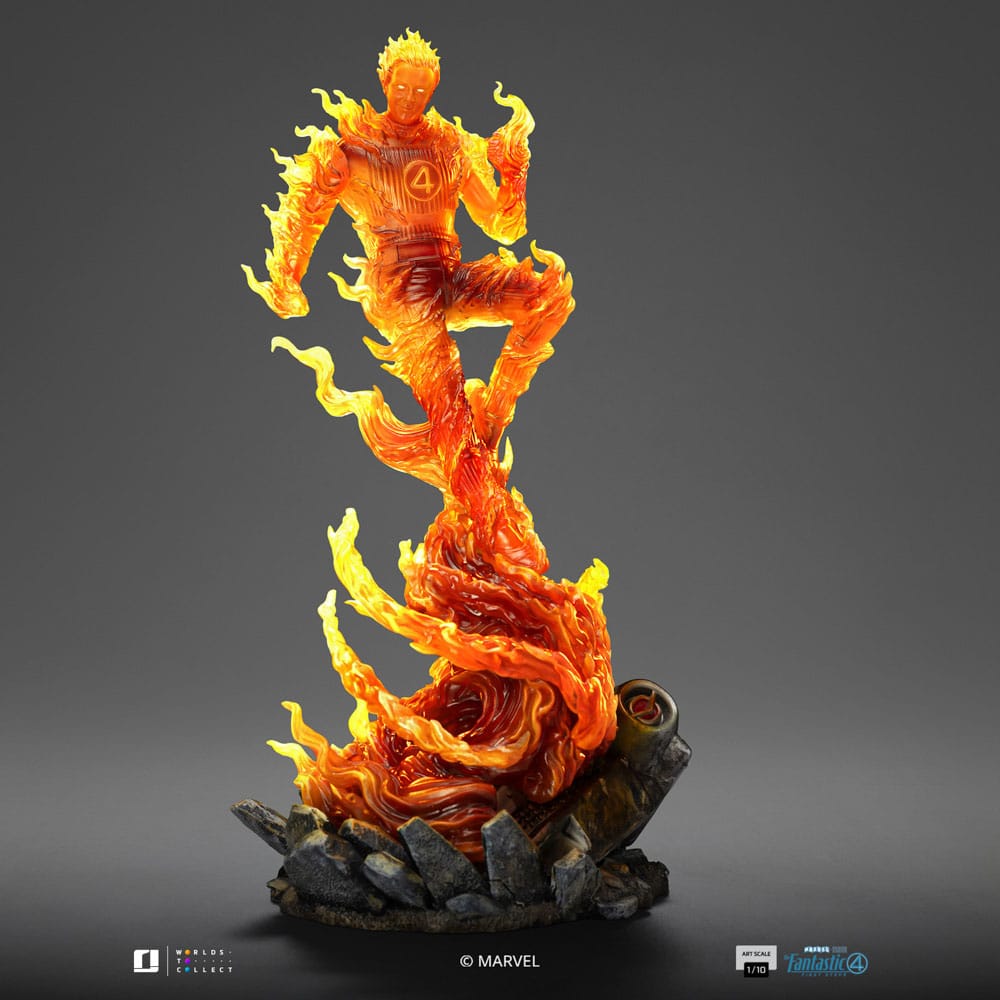 Fantastic Four Art Scale Statue 1/10 Human Torch 30 cm