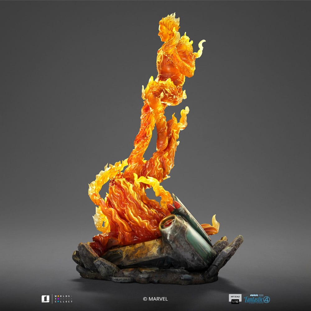 Fantastic Four Art Scale Statue 1/10 Human Torch 30 cm