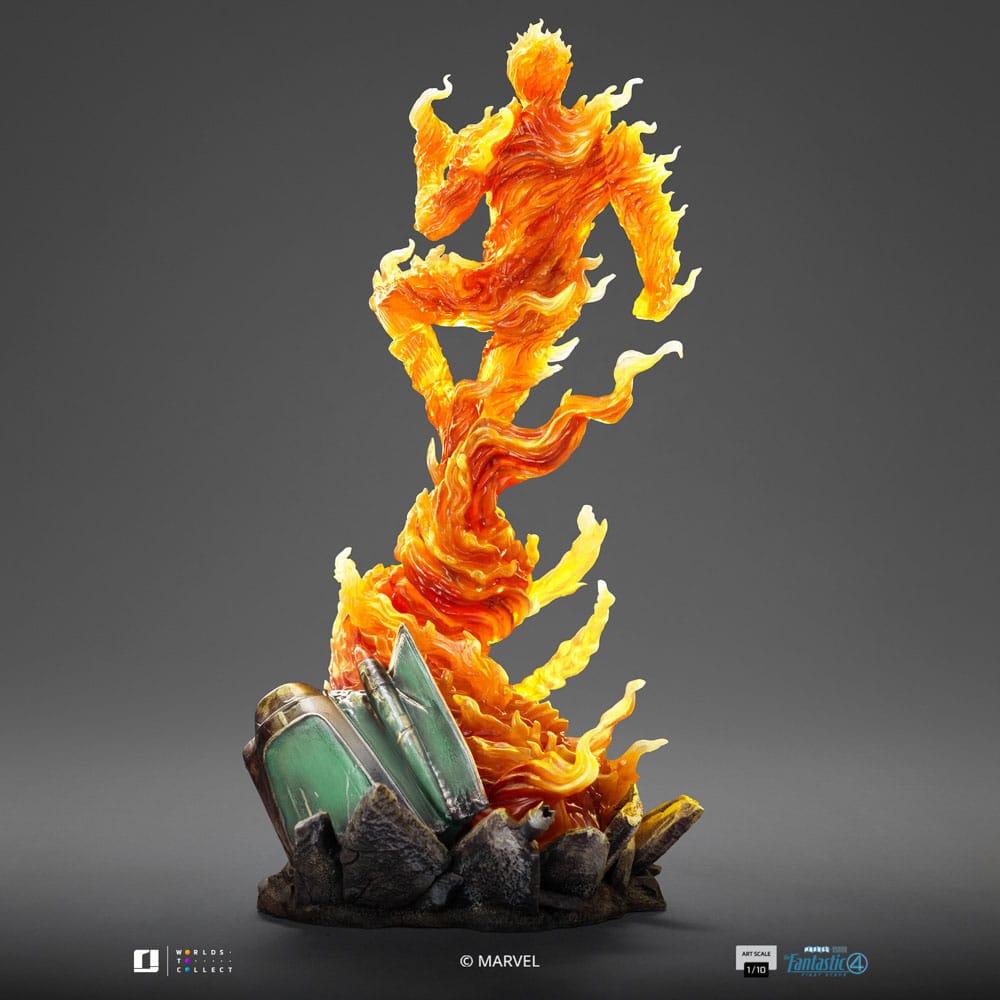 Fantastic Four Art Scale Statue 1/10 Human Torch 30 cm