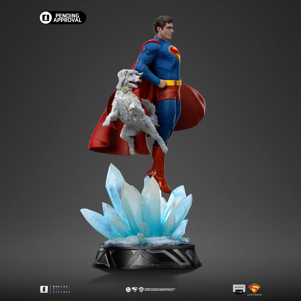Superman Legacy Art Scale Statue 1/10 Superman & Krypto 32 cm