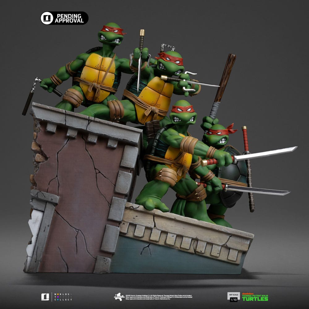 Teenage Mutant Ninja Turtles Art Scale Statue 1/10 Teenage Mutant Ninja Turtles Kevin Eastman Version 24 cm