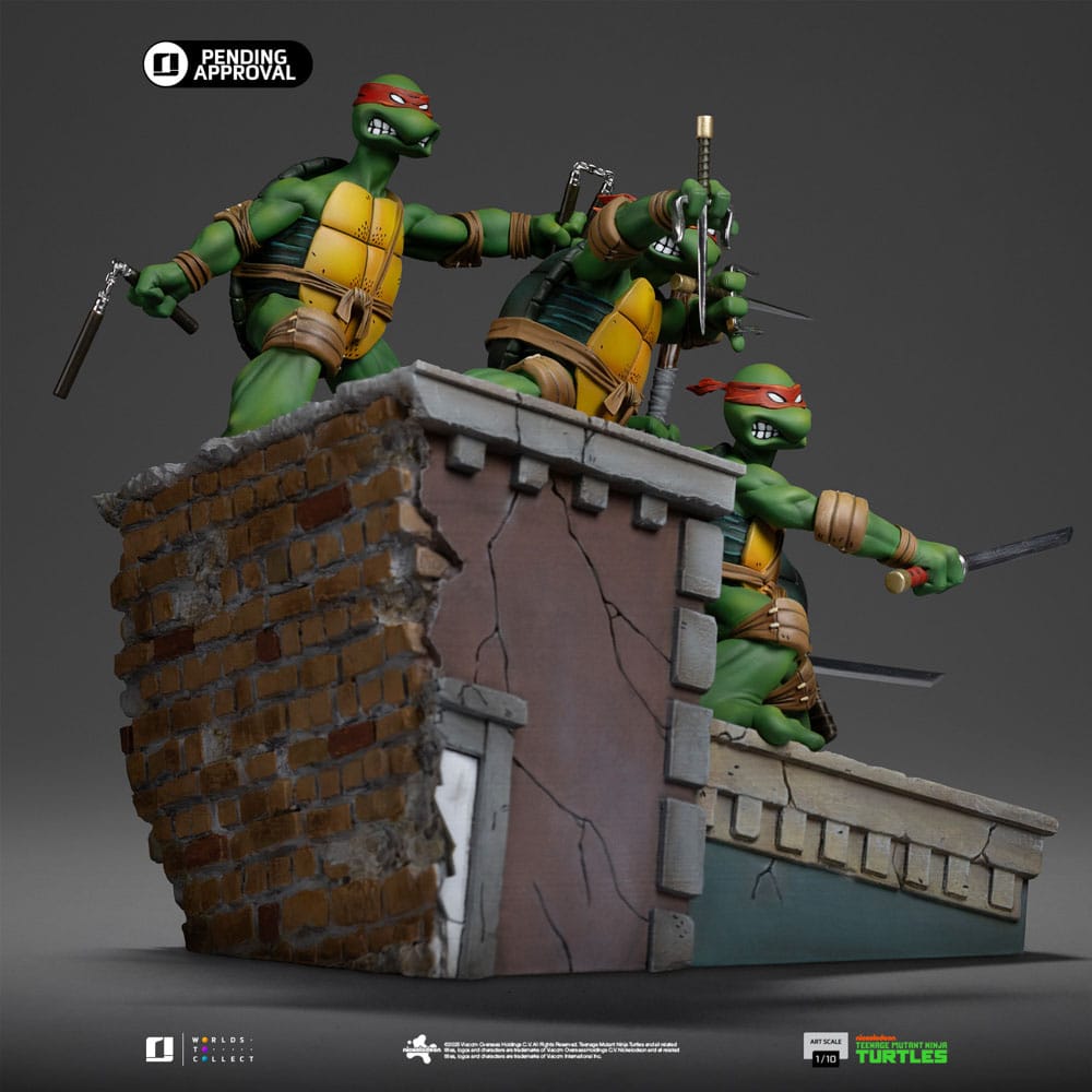 Teenage Mutant Ninja Turtles Art Scale Statue 1/10 Teenage Mutant Ninja Turtles Kevin Eastman Version 24 cm