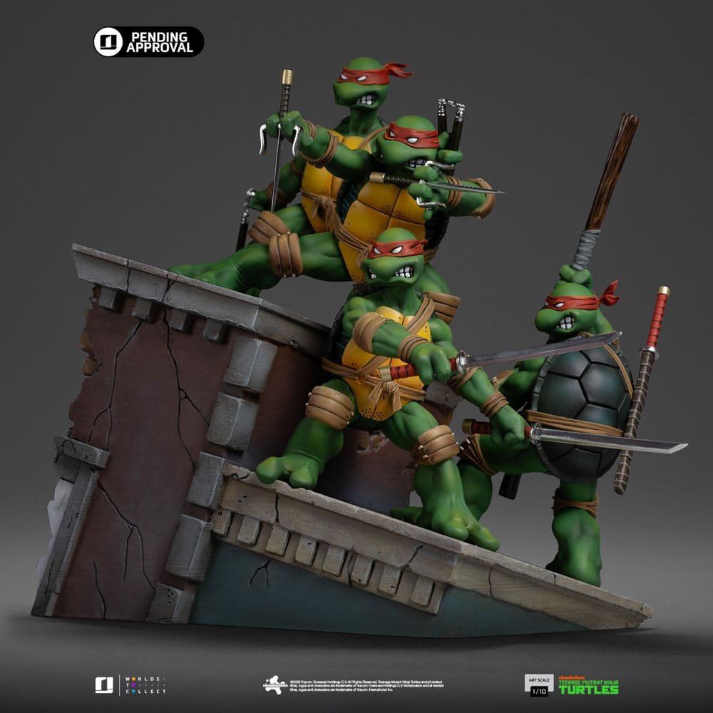 Teenage Mutant Ninja Turtles Art Scale Statue 1/10 Teenage Mutant Ninja Turtles Kevin Eastman Version 24 cm