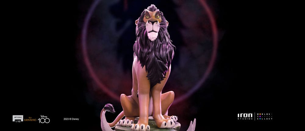 The Lion King Art Scale Statue 1/10 Scar Regular 16 cm